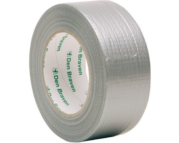 Zwaluw Srebrn Duct Tape 48mm x 25m – Močan Lepilni Trak z Vlakni