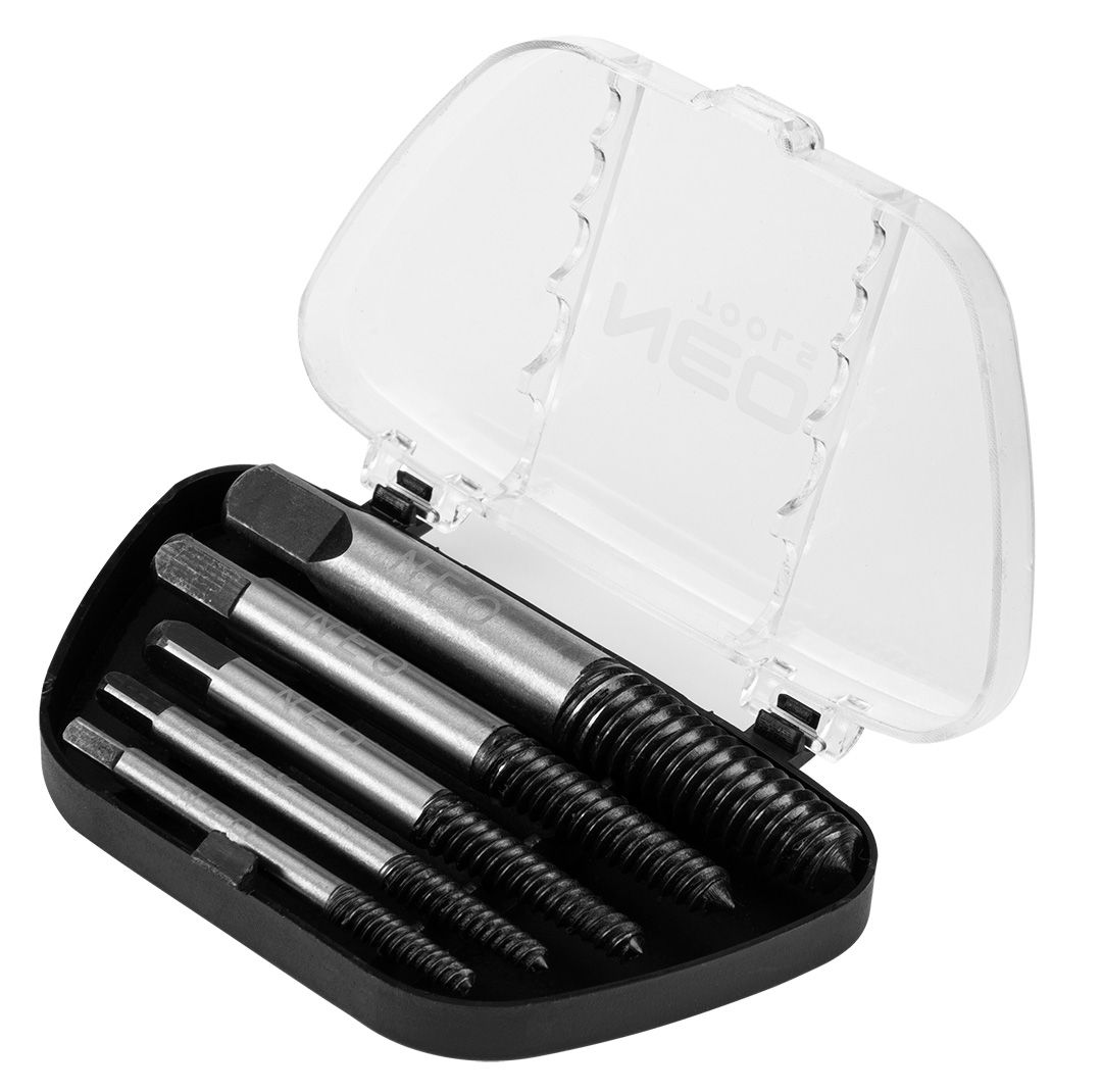 Wykrętaki do zerwanych śrub, zestaw 5 szt. Wykrętaki do zerwanych śrub, zestaw 5 szt.