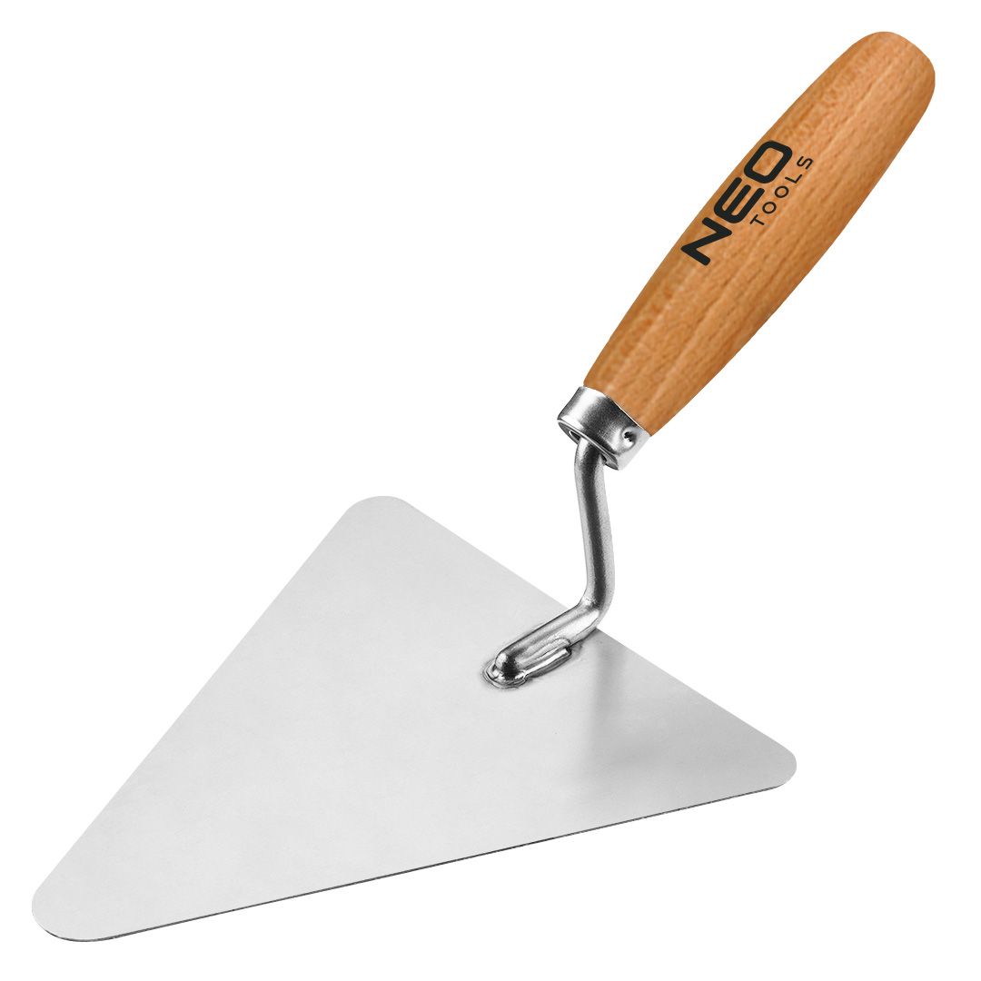 Trikotna zidarska gladilka 180 mm, leseni ročaj Trikotna zidarska gladilka 180 mm, leseni ročaj