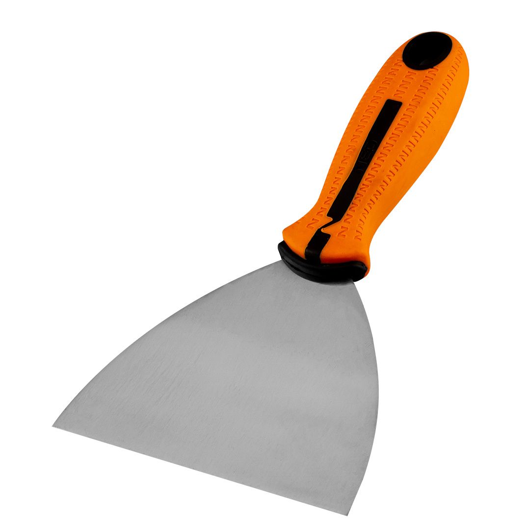 Mizarska lopatica 125 mm, nerjaveče jeklo, dvokomponentni ročaj Mizarska lopatica 125 mm, nerjaveče jeklo, dvokomponentni ročaj