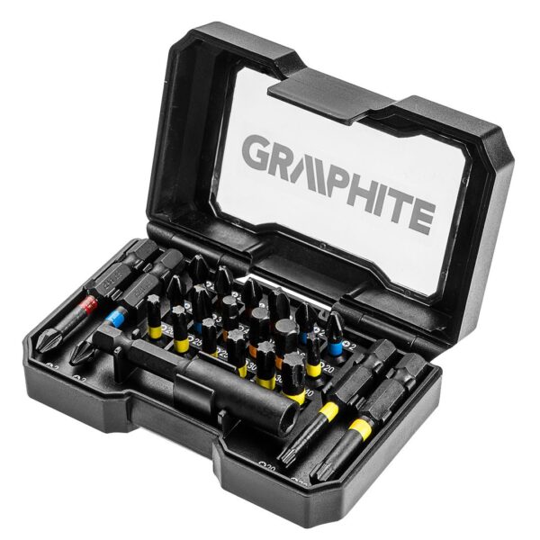 Komplet bitov GRAPHITE, 23 kosov