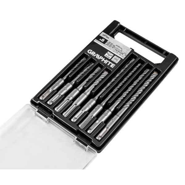 SDS Plus set svedrov za beton GRAPHITE