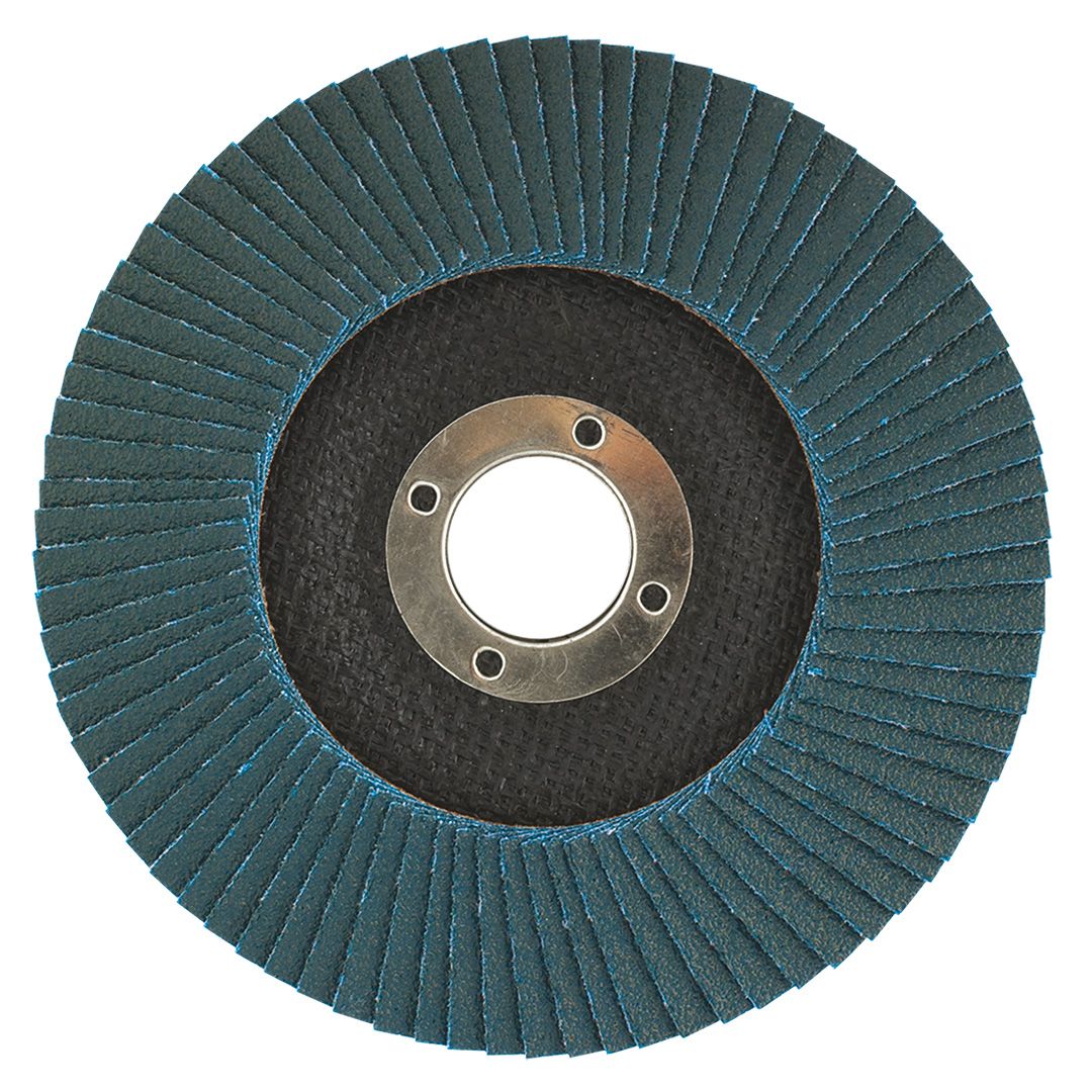 Lamelski brusni disk 125 x 22.2 mm, K120, cirkonij Lamelski brusni disk 125 x 22.2 mm, K120, cirkonij