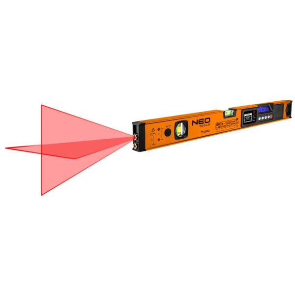 Digitalna libela 60 cm z LCD zaslonom