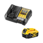 DeWalt DCB1104P1-QW 12-18V Komplet: Polnilnik DCB1104 in 1x 18V 5,0 Ah Li-ionski Akumulator DCB184