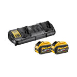 DeWalt DCB132X2 Set: XR FLEXVOLT Polnilnik z 2x 9Ah Baterijama