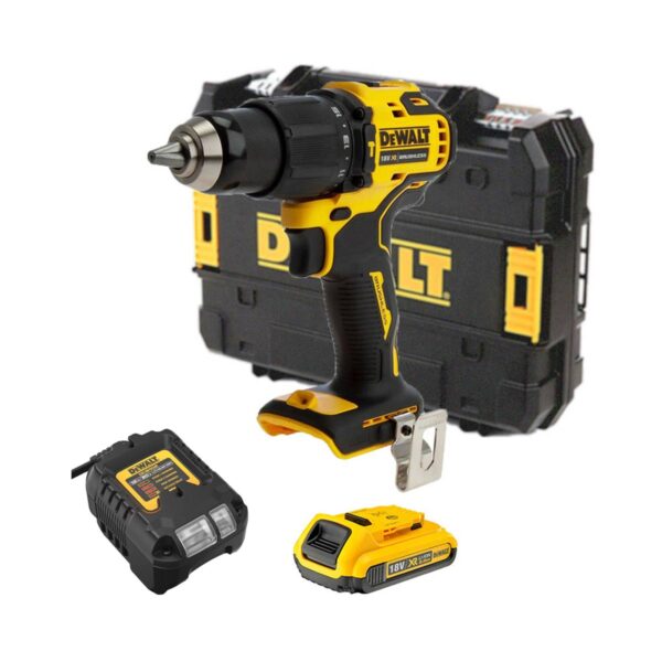 DeWALT DCD709D1T 18V XR Akumulatorski udarni vrtalni vijačnik