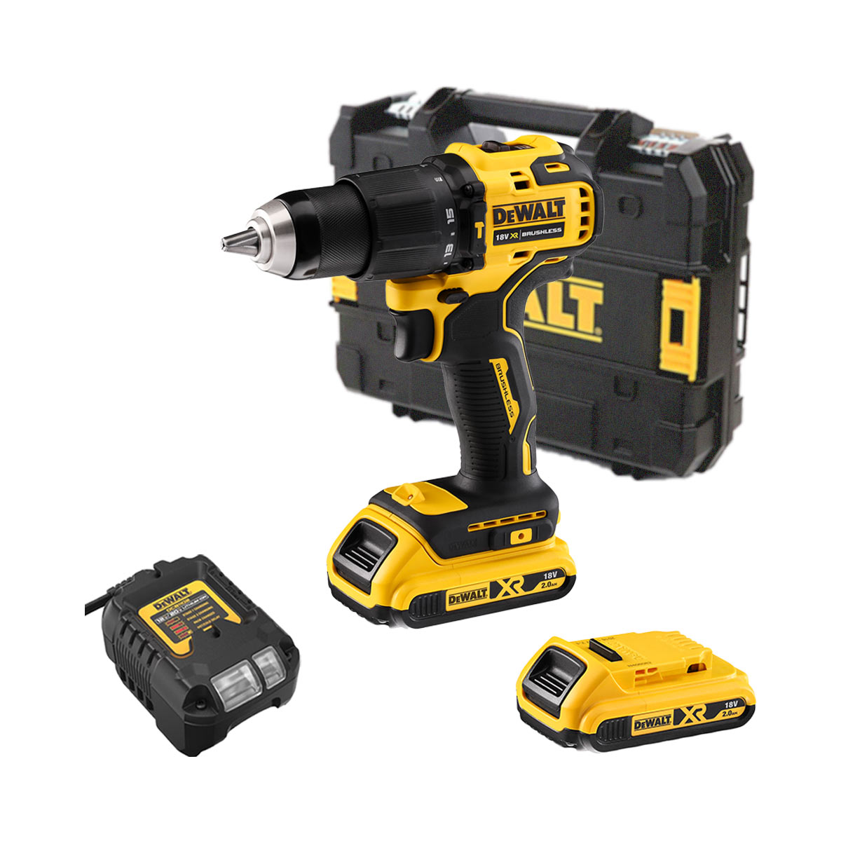 DeWALT DCD709D2T 18V XR Akumulatorski udarni vrtalni vijačnik DeWALT DCD709D2T 18V XR Akumulatorski udarni vrtalni vijačnik