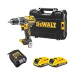 DeWalt DCD796D2 18V XR Brezkrtačni Akumulatorski Udarni Vrtalni Vijačnik s 2x 2.0Ah Baterijama
