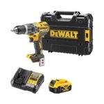 DeWalt DCD796P1-QW 18V XR akumulatorski udarni vrtalni vijačnik, 1x 5Ah akumulator, polnilnik in kovček