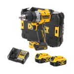 DeWalt DCD800P2T 18V akumulatorski vrtalni vijačnik s 5 Ah baterijama