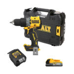 DeWalt DCD805E1T-QW 18V akumulatorski udarni vrtalni vijačnik z 1x 1.7 Ah akumulatorjem, polnilnikom in kovčkom
