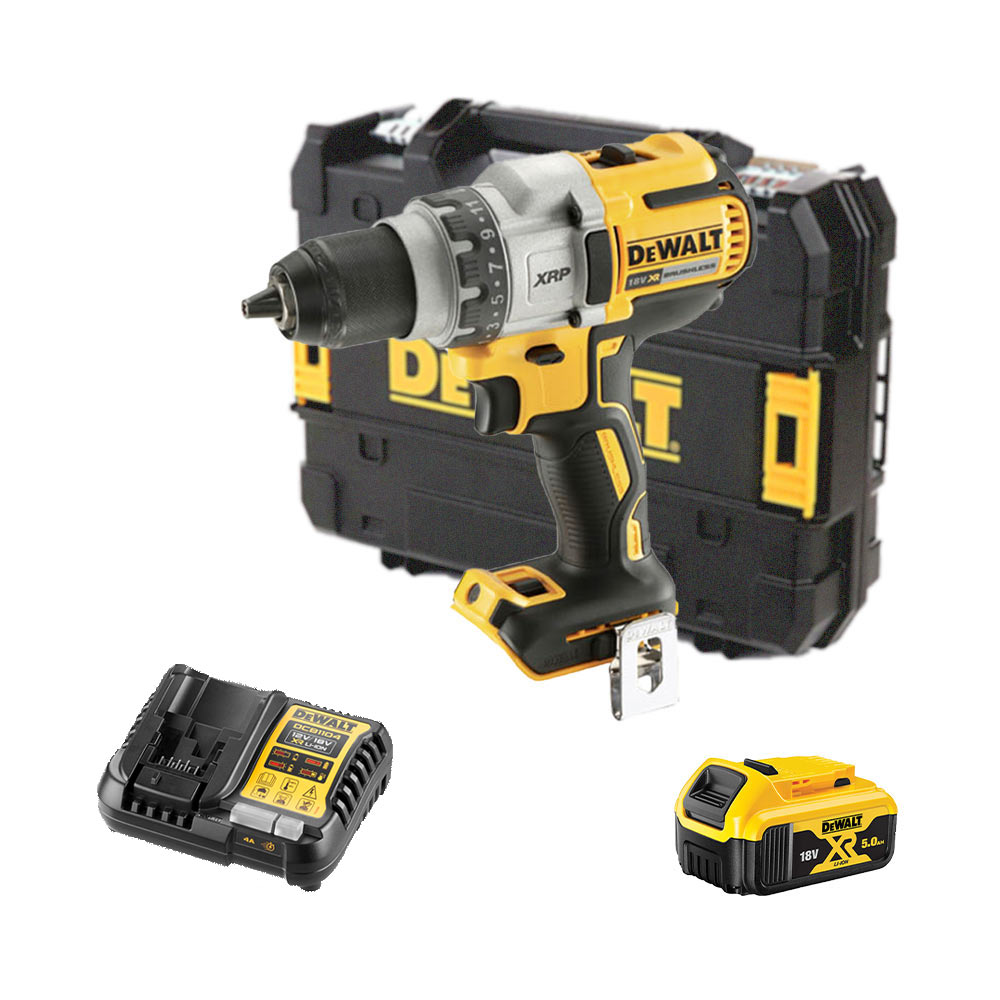DeWalt DCD991P1-QW 18V Akku-Dreigang-Bohrschrauber (bürstenlos) mit 1x 5Ah Akku, Ladegerát und Koffer DeWalt DCD991P1-QW 18V Akku-Dreigang-Bohrschrauber (bürstenlos) mit 1x 5Ah Akku, Ladegerát und Koffer