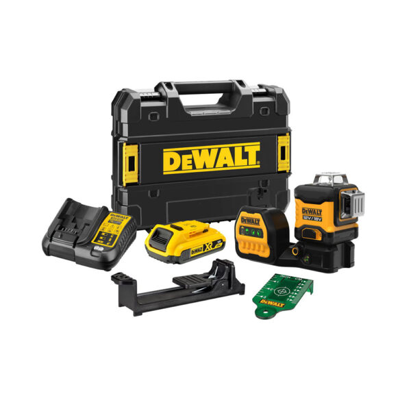 DeWalt DCE089D1G18 18V 3×360 Zeleni Multilinijski Laser