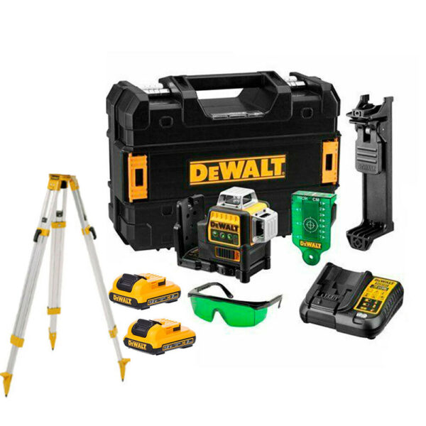DeWalt DCE089D2G+DE0736 Akumulatorski Multilinijski Laser