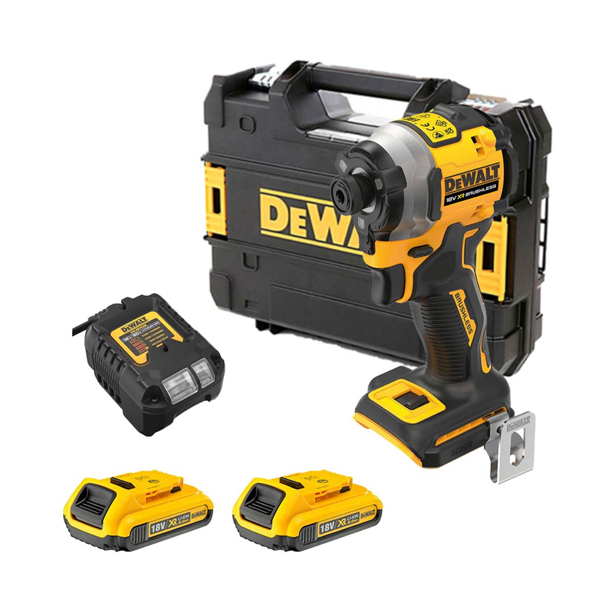 DeWalt DCF850D2T 18V XR akumulatorski udarni vijačnik DeWalt DCF850D2T 18V XR akumulatorski udarni vijačnik