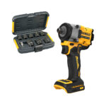 DeWalt DCF922N-XJ 18V Akumulatorski Udarni Vijačnik 1/2″ s Setom Udarnih Nasadnih Ključev 9-delni
