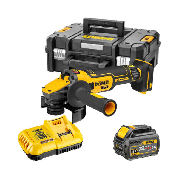 DeWalt DCG409T1 18V XR FLEXVOLT kotni brusilnik 125mm