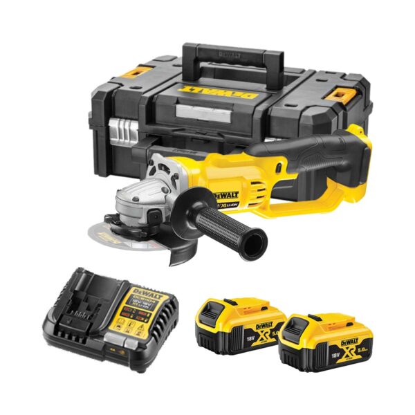DeWalt DCG412P2-QW 18V XR kotni brusilnik z baterijami