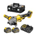 DeWalt DCG414T2 54V akumulatorski kotni brusilnik Flexvolt s 6Ah baterijama