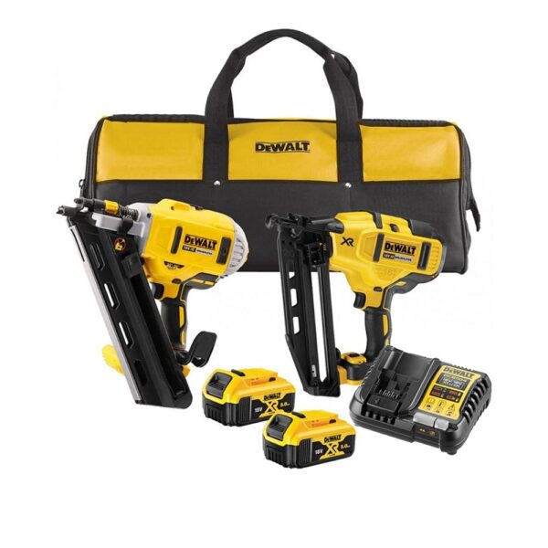 DeWalt DCK2046P2 18V Set z dvema akumulatorskima žebljalnikoma
