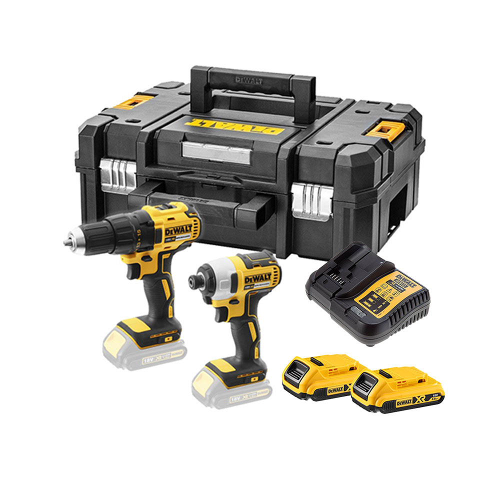 DeWalt DCK2059D2T 18V XR Li-ion Komplet Vrtalnikov DeWalt DCK2059D2T 18V XR Li-ion Komplet Vrtalnikov