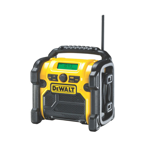 DeWalt DCR019 Kompaktno Akumulatorsko in Omrežno Radio