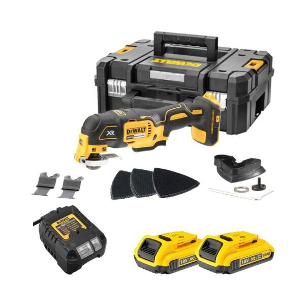 DeWalt DCS355D2 18V brezkrtačni akumulatorski večnamenski stroj