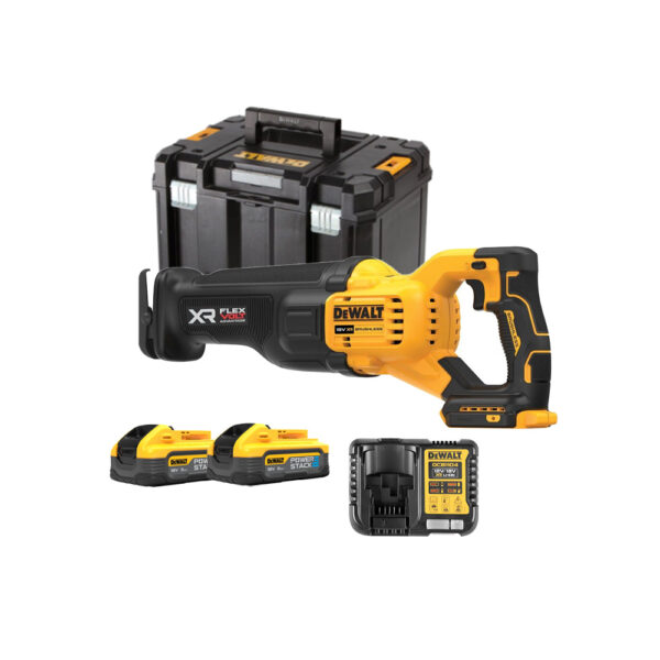 DeWalt DCS386H2T 18V sabljasta žaga z 2x 5Ah baterijami
