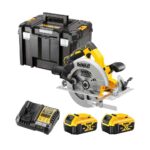 DeWalt DCS570P2 akumulatorska krožna žaga 18V, 184 mm s kompletom baterij