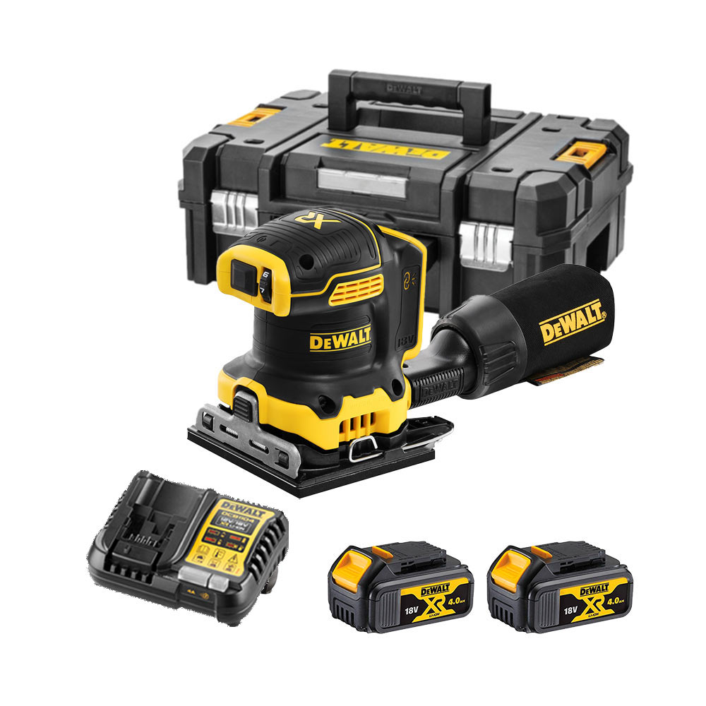 DeWalt DCW200M2 18V Akumulatorski Vibracijski Brusilnik DeWalt DCW200M2 18V Akumulatorski Vibracijski Brusilnik