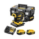 DeWalt DCW200P2 18V akumulatorski vibracijski brusilnik s 5Ah baterijama