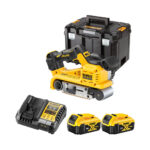 DeWalt DCW220P2 18V akumulatorski tračni brusilnik s 5Ah baterijama