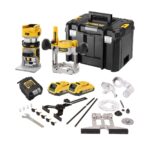 DeWalt DCW604D2 18V Akumulatorski kombinirani rezkalnik z 2x 2Ah baterijama