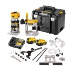 DeWalt DCW604P2 18V Akumulatorski kombinirani rezkalnik s 5Ah baterijama