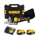 DeWalt DCW682P2 18V akumulatorski rezkalnik za utore z 2x 5Ah baterijama