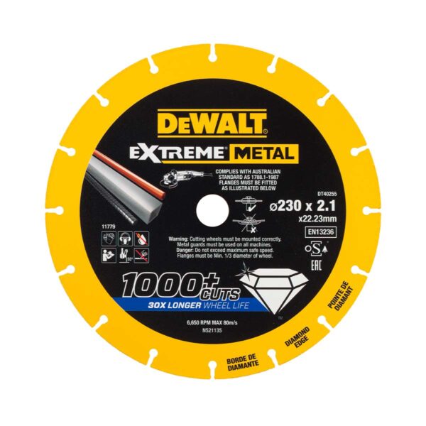 DeWalt DT40255-QZ Diamantna rezalna plošča 230×1.5mm