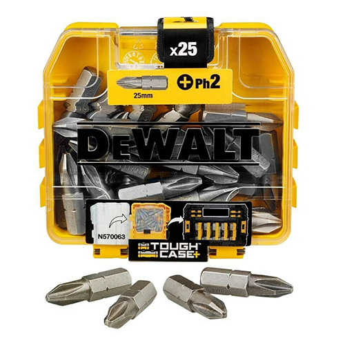 DeWalt DT71522 PH2 25 mm izvijač nastavki, 25 kosov