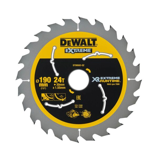 DeWalt XR Extreme Runtime krožno žagin list 190mm