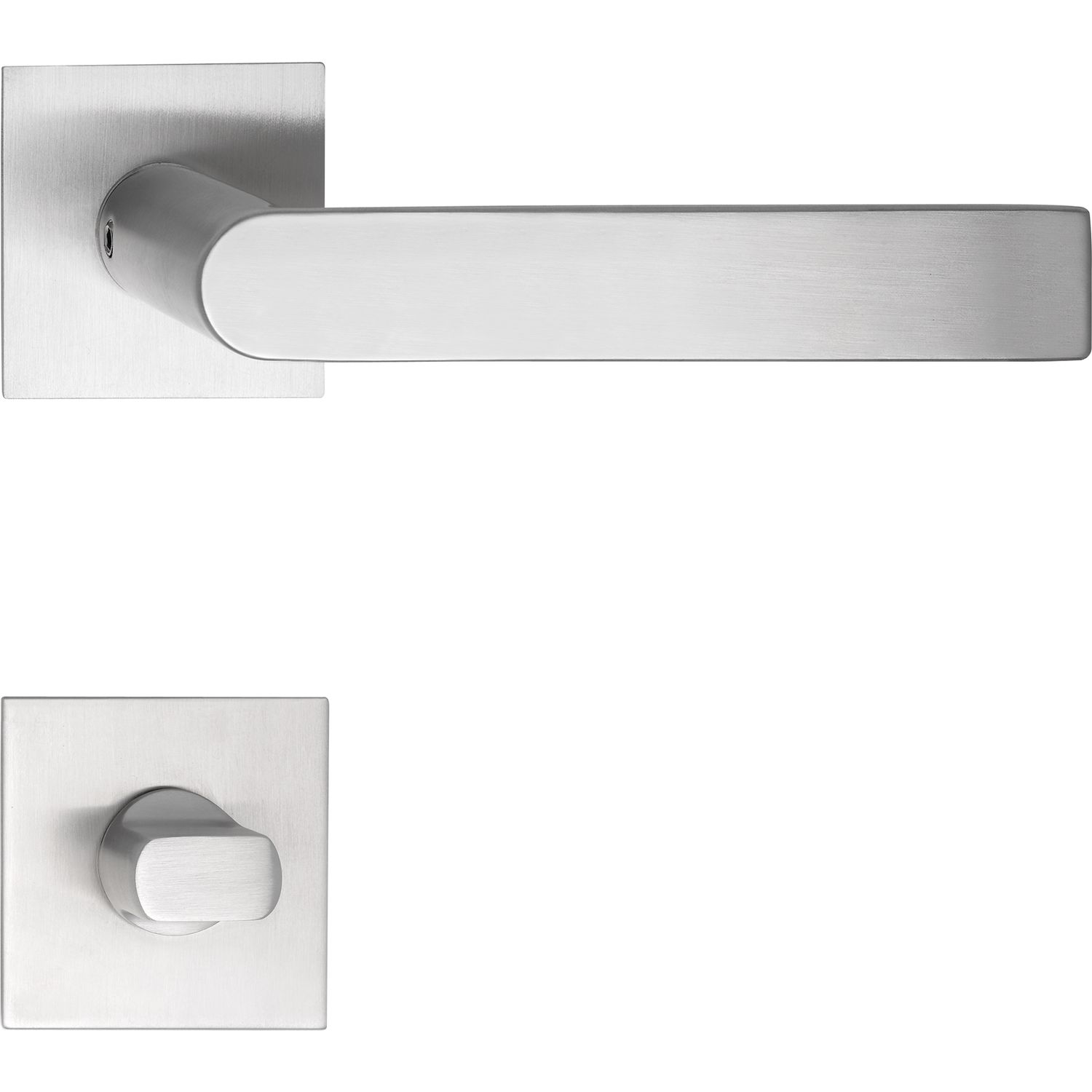 Kljuka za vrata DOVER s plosko rozeto, WC, SOLIDO Kljuka za vrata DOVER s plosko rozeto, WC, SOLIDO