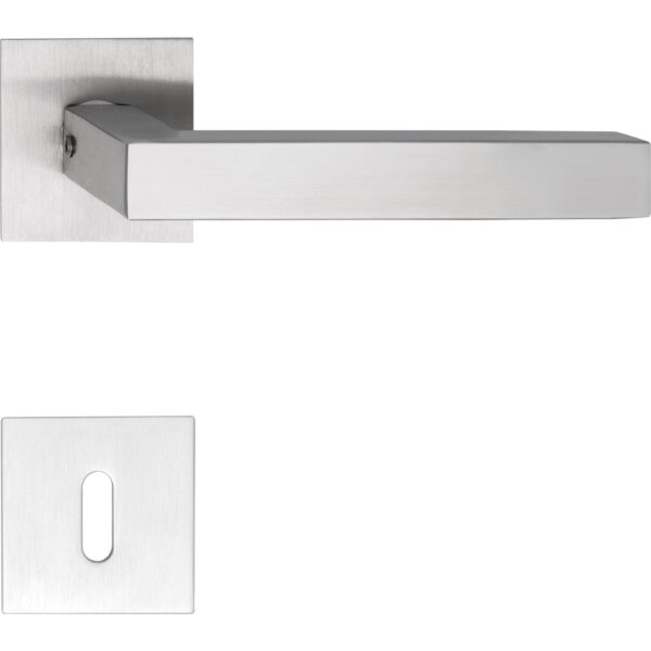 Ključavnice za vrata MALMÖ s plitko rozeto, pravokotne, BB, SOLIDO