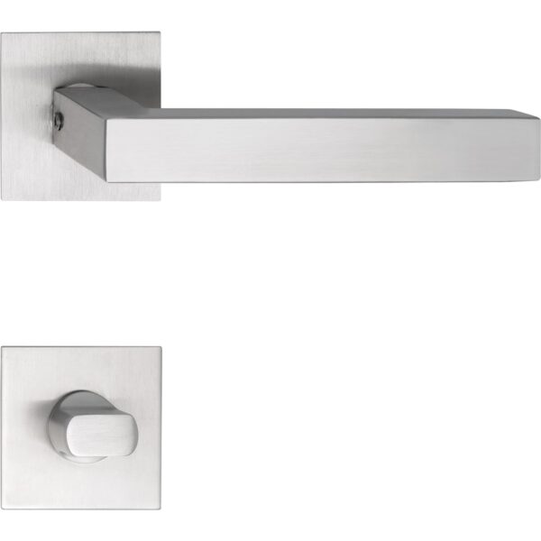 Ključavnice za vrata MALMÖ s plitko rozeto, pravokotne, WC, SOLIDO