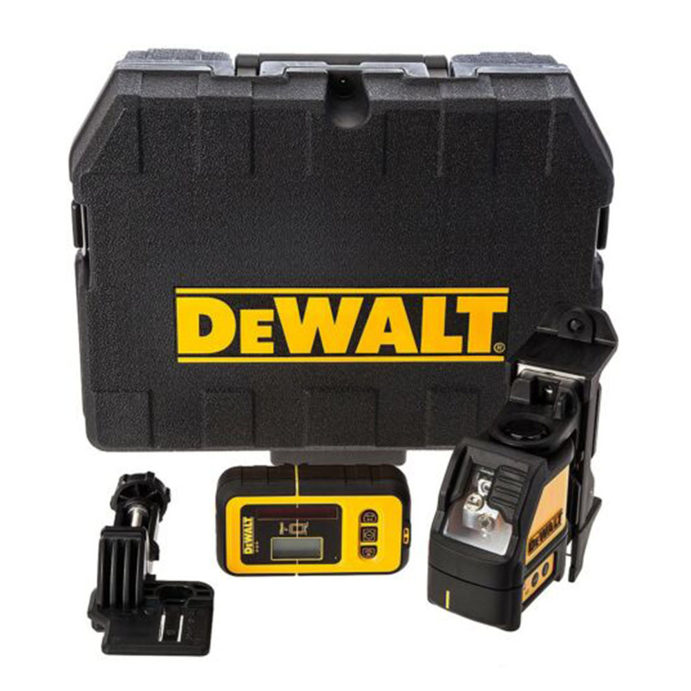 DeWalt DW088KD + DE0892 Detector, Selbstnivellierender Kreuzlinienlaser DeWalt DW088KD + DE0892 Detector, Selbstnivellierender Kreuzlinienlaser