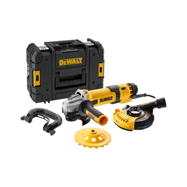 DeWalt DWE4257KT-QS 1500W kotni brusilnik s priborom