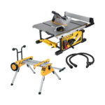 DeWalt DWE7492-QS namizna žaga 250 mm s podstavkom DE7400