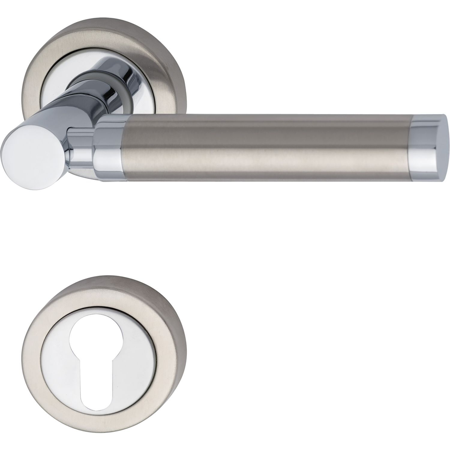 Ključavnice za vrata KRONOS z rozeto, PZ, MARCHESI - krom/nerjaveče jeklo Ključavnice za vrata KRONOS z rozeto, PZ, MARCHESI - krom/nerjaveče jeklo