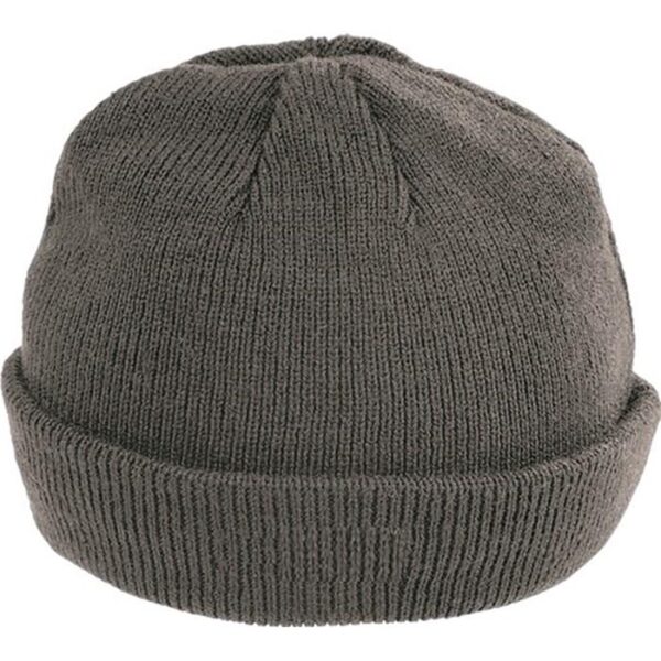 Siva zimska kapa z izolacijo