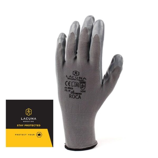 Rokavice ROCA z nitrilno prevleko