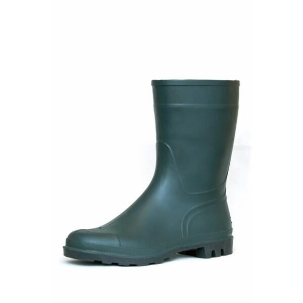 Kratek gumijasti škorenj zelene barve