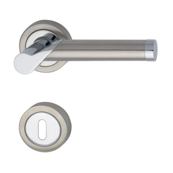 Kljuke za vrata ODIN z rozeto, BB, MARCHESI - krom/nerjaveče jeklo